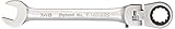 Blackhawk By Proto BW-3212L 12 Point Combination Locking Flex-Head Ratcheting Wrench, 7/16-Inch [並行輸