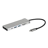 ナカバヤシ Digio2 PD対応 USB Type-C アルミ ドッキングステーション 15cm シルバー Z8790