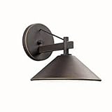 Kichler 49060OZ, Ripley, 1 Light Outdoor Wall Lamp, Olde Bronze [並行輸入品]