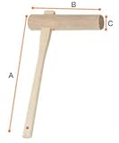 アルデ 仮枠木槌 48mm 02518