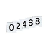 数字札 ０～９ ５枚入り KS-C札(2)黒
