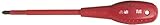 Morris Products 52028 Insulated Screwdriver, 1,000 Volt, Cushion Grip, #3 Phillips Blade, 6' Length 