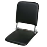 やすらぎ 22P-75-5 リクライニング座椅子　ブラック　W400×D510×H450-530