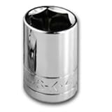 S K Hand Tools SKT40116 .50in. Drive 6 Point Socket .50in.