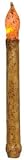 Burnt Ivory LED Timer Pillar Candle Country Primitive Lighting Dcor by BCD