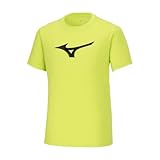 [ミズノ] トレーニングウェア 半袖Tシャツ ビッグロゴ 吸汗速乾 32MAA155 ライムグリーン S