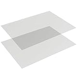 日本産アクリル板 透明 厚み1mm A4サイズ (210mm x297mm) 2枚入り クリア T1A4-2