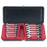 Blackhawk By Proto BW-2251R 12 Point Metric Stubby Ratcheting Combination Wrench Set, 13-Piece [並行輸入