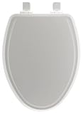 Bemis Mfg 148slow 000細長いMolded木製トイレシート、whisper-close、easy-clean &変更ヒンジ、sta-tite、ホワイト 4 FBA_148E2-000