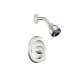 Moen L82000SRN Tub and Shower Trim Package from the Adler Collection, Spot Resist Brushed Nickel [並行