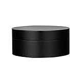 ULTECHNOVO アルミニウムピル缶アルミニウムピル缶ラウンドピルケース錠剤箱薬コンテナ薬物の有機黒い