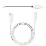 For Apple Pencil用充電アダプター USB-C to Apple Pencil変換アダプター 0.3M 20分急速充電 Apple Pencil第1世代対応 USB-C to Lightningメスアダプター同梱