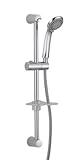 Oakbrookスライドバーシャワーヘッドソープディッシュハンドヘルド3設定25 " PVC
