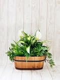 人工観葉植物ミックスプランター　オフィスグリーン　UＤＤ触媒加工　造花