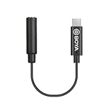 BOYA by K4 USB-C - 3.5mm (TRS) アダプター (2.4インチ)、AUX - USB Type-C C マイク/ヘッドホンアダプタージャックコンバーター TRSマイク/ヘッドフォン/USB-C Androidフォン対応