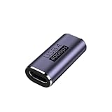 USB C 中継アダプタ USB Type C 延長アダプタ 100W/5A急速充電&40Gbps高速転送&8K@60Hz映像出力対応 USB Type C メス メス 中継アダプタ USB-C 変換アダプター USB4メス 延長コード Type C 延長コネクタ 中継器の両端はType C to Type C線の使用のみをサポートしている (1個セット)