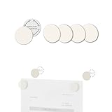 コクヨ 磁石がつく スチールプレート マグネットボード 壁につけるマグネット 補助板 丸 5枚入り 直径25mm ホワイト 賃貸 LSW-MGP100W