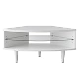 エア・リゾーム テレビ台 コーナー 三角 テレビラック コーナーテレビ台 収納 脚付き コーナーテレビラック Folco(フォルコ) ホワイト