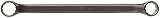 Martin BLK8037 Forged Alloy Steel 1-1/16' x 1-1/4' Opening Double Offset 45 Degree Long Pattern Box 
