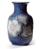 リヤドロ (Lladro) 花瓶・ポピー(ブルー高) 01008649