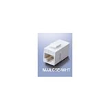 ヘラマンタイトン　LAN配線部材　中継アダプタJJ Cat5e　黒　爪有り　MJJLC5E-B　MJJLC5E-B
