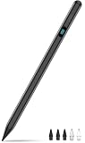 【増量版】iPadペンシル 急速充電 磁気吸着(予備ペン先5個セット)iPad専用タッチペン (A16)6-11世代,Mini(A17Pro)5-7世代,Air M4/M3/M2/11&13インチ, Pro/M4/M5/13&12.9&11インチ対応スタイラスペン【ブラック】
