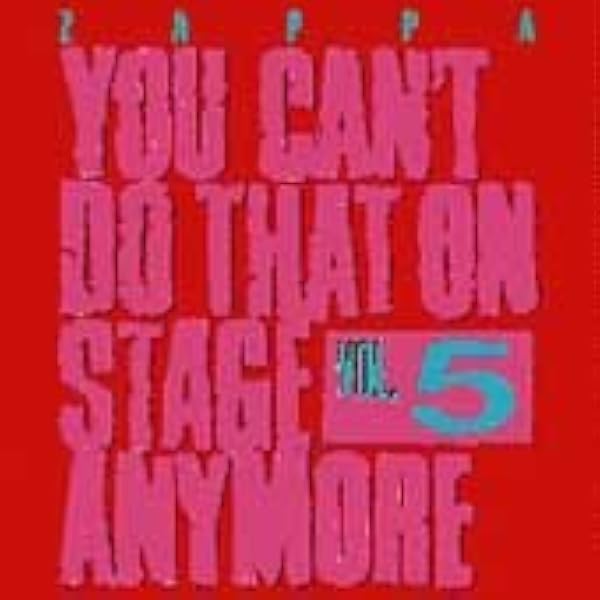 Amazon.co.jp: You Can't Do That On Stage Anymore - Vol. 6