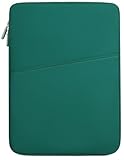 KOOLRIVER・dynabook R8/Y R7/Y M7/Y M6/Y ケース 14インチ カバー キャンバス調 撥水 収納ケース かばん型 バッグ型 ポケット付き かわいい おしゃれ ノートPC パソコンバッグ ダイナブック(グリーン)
