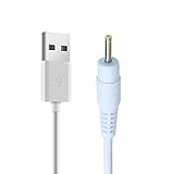 YSJJZRL ホワイト USB - DC 電源コード、USB オス - DC 5.5*2.5/5.5*2.1/4.0*1.7/3.5*1.35/2.5*0.7mm 5V 電源プラグ コネクタ (1M,2.5×0.7mm)