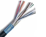 250 ft 24 AWG 12ペアDirect Burialタイプpe89全体的なシールド電話ケーブル – ブラック-