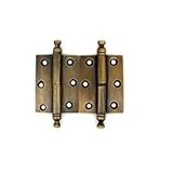 Brass hinge V.013(2pcs/set) 真鍮 アンティーク 金具 蝶番 丁番 棚 ドア