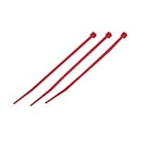 （まとめ）結束バンド ケーブルタイ（カラー） 【長さ100mm/100本入×10セット】 レッド（赤） マーベル MCT-100RD