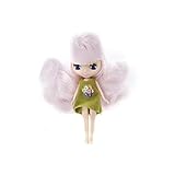 11CMミニドールロングヘアかわいいドールPVC関節ボディおもちゃアニメおもちゃランダムドレスキッズガールズギフトとして 対象年齢は6歳以上 (MN-09)