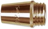 24 fn-62-s 4 Fineスレッドノズルwith 5 / 8 "ボア( 1 / 8 "ヒントくぼみ
