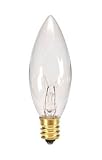 Replacement Light Bulbs for Electric Candle Lamps - 7 Watt, Clear, Pack of 5 Bulbs [並行輸入品]
