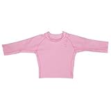 UPF 50 +長袖ラッシュガードby iPlay – ピンク – 4t