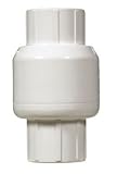 King Brothers Inc. KC-1250-T 1-1/4-Inch Threaded PVC Schedule 40 Spring Check Valve, Gray by King Br