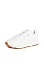 Reebok Women's CL LTHR Sneaker, White/Gum, 6 M US