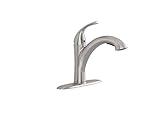 American Standard 4433.100.075 Quince Pull-Out Kitchen Faucet, Stainless Steel [並行輸入品]
