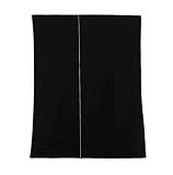 熱収縮チューブ 100mm 内径φ100mm (平置き幅160mm) 印字無しで綺麗☆ 収縮比率2:1 (100mm→50mm) シュリンクチューブ 絶縁チューブ 防水 高難燃性 収縮チューブ (ブラック（黒）, 0.25M(25cm))