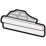 シャープ[SHARP]　シャープ洗濯機用排気フィルター（210 337 0455） 【2103370455】