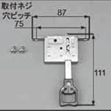 LIXIL部品 窓・サッシ用部品 錠 雨戸：雨戸上用錠(H66未満用)[GAAZ23] シルバー[GAAZ23]