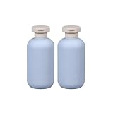 JP Number シャンプーボトル 200ml 旅行用 詰め替えボトル トラベルボトル (ブルー, 2本セット)