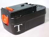 タイタン交換用for Black & Decker hpb18-ope 18-voltスライドパックバッテリーfor 18-voltアウトドアコードレス電源ツール