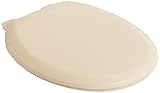 PlumbTech 260-01 Premium Slow Close Round Toilet Seat with Adjustable Hinge, Bone by PlumbTech