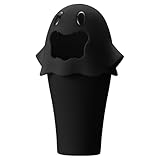 カーメイト(Carmate) 車用 ゴミ箱 おばけゴミ箱 ブラック 車内で目をひく カワイイ デザイン 黒 クリスマス DZ606