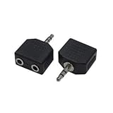 （まとめ）変換名人 AVプラグ 3.5（メス）2P to 3.5mm（オス）ステレオ AV／352J-35PS（2P）【×20セット】