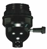Satco Smooth Phenolic 4 Piece On Off Socket with Uno Thread and Ring [並行輸入品]