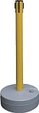 [T-3873633]緑十字　バリアースタンド（キャッチのみ）　ポール：黄　９９０×３８０ｍｍΦ 368022
