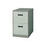 コクヨ　ファイリングキャビネット　B4　2段　色グレー　高さ740mm